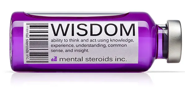WISDOM Fluid – Doping Medicine Purple Drugs Humor Vial Emotion Mayfair Financial